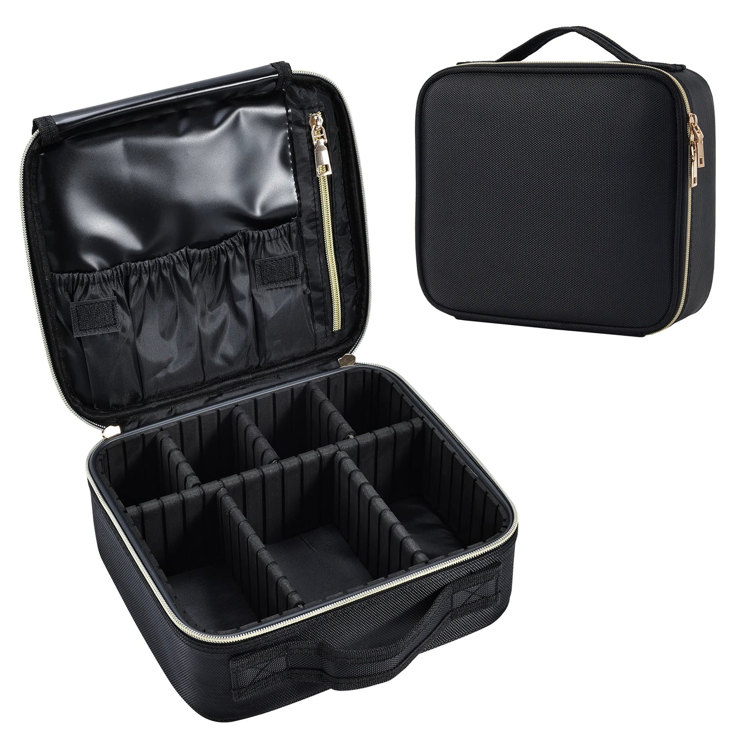 Professional Makeup Bag & Cosmetic Brush Case – Portable Waterproof Organizer