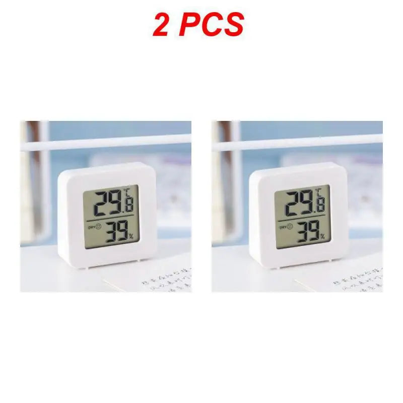 LCD Digital Thermometer Hygrometer – Wall-Mounted Temperature & Humidity Gauge