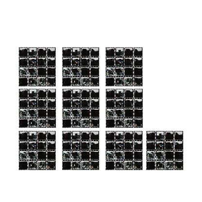 10pc 3D Crystal Tile Stickers – Waterproof Self-Adhesive Wall Decor