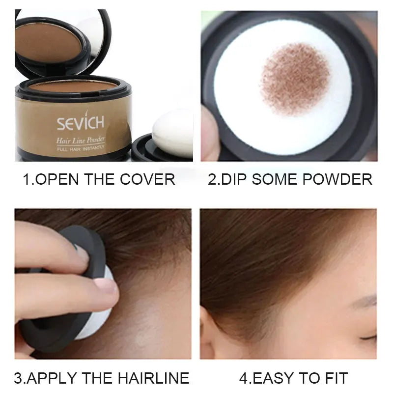 Sevich Light Blonde Hairline Shadow Powder – Instant Root Concealer 4g