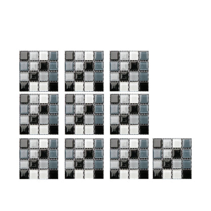 10pc 3D Crystal Tile Stickers – Waterproof Self-Adhesive Wall Decor