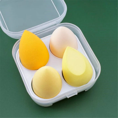 3/4pcs Soft Makeup Sponge Blender – Cosmetic Puff & Foundation Tool