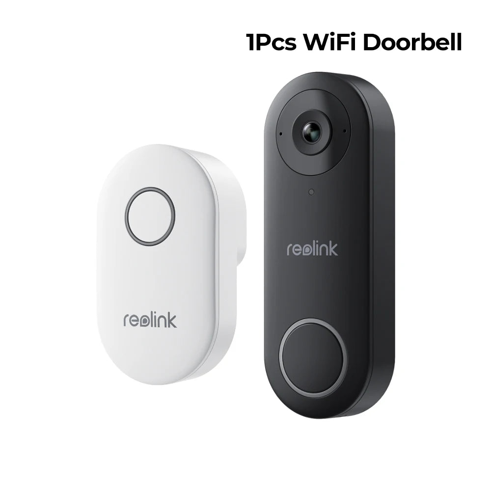 Reolink 2K+ WiFi Video Doorbell – Smart Wired PoE with Chime & Alexa Support