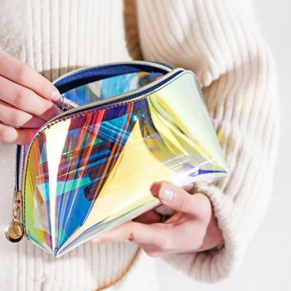 Large Capacity TPU Cosmetic Bag – Waterproof Transparent Travel Wash Bag