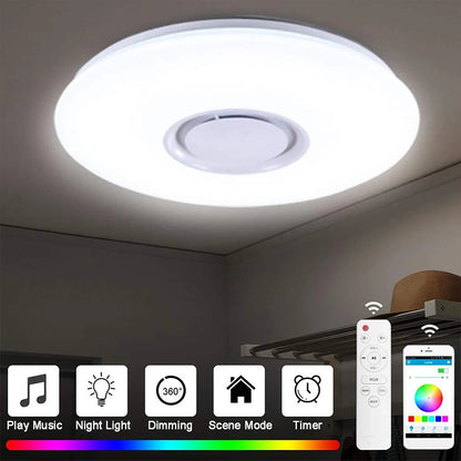 Intelligent RGB LED Lamp with Speaker & Remote Control