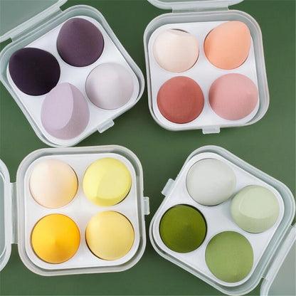 3/4pcs Soft Makeup Sponge Blender – Cosmetic Puff & Foundation Tool