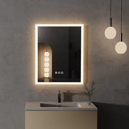 Vanity LED Bathroom Mirror – Wall Mount with Touch & Antifog Features