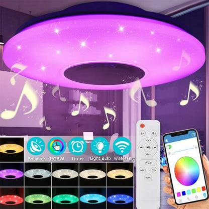Intelligent RGB LED Lamp with Speaker & Remote Control