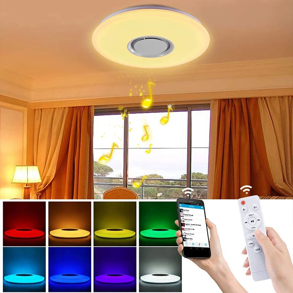 Intelligent RGB LED Lamp with Speaker & Remote Control
