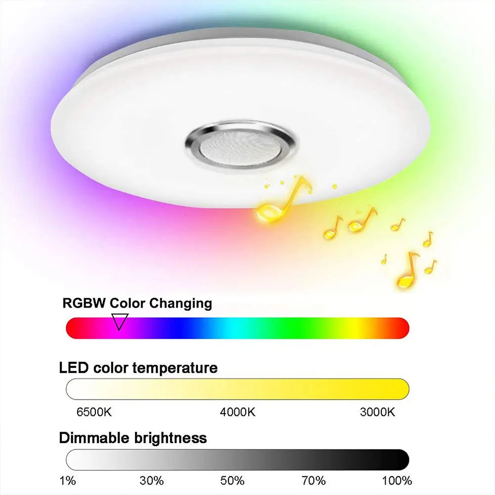 Intelligent RGB LED Lamp with Speaker & Remote Control