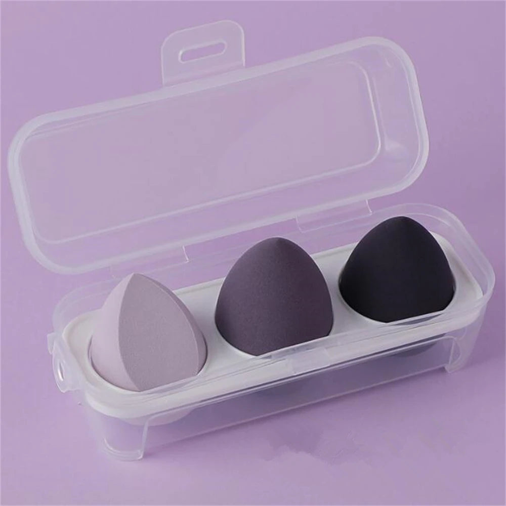 3/4pcs Soft Makeup Sponge Blender – Cosmetic Puff & Foundation Tool