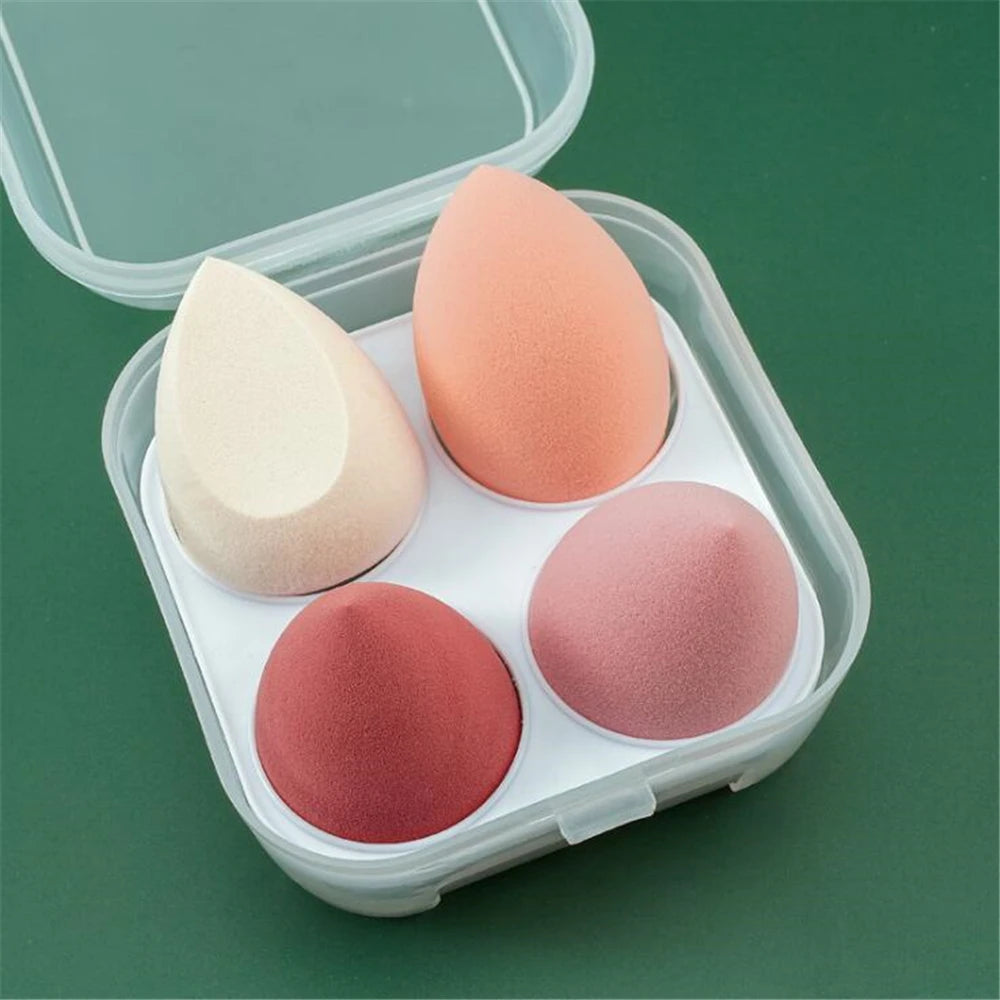 3/4pcs Soft Makeup Sponge Blender – Cosmetic Puff & Foundation Tool