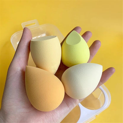 3/4pcs Soft Makeup Sponge Blender – Cosmetic Puff & Foundation Tool